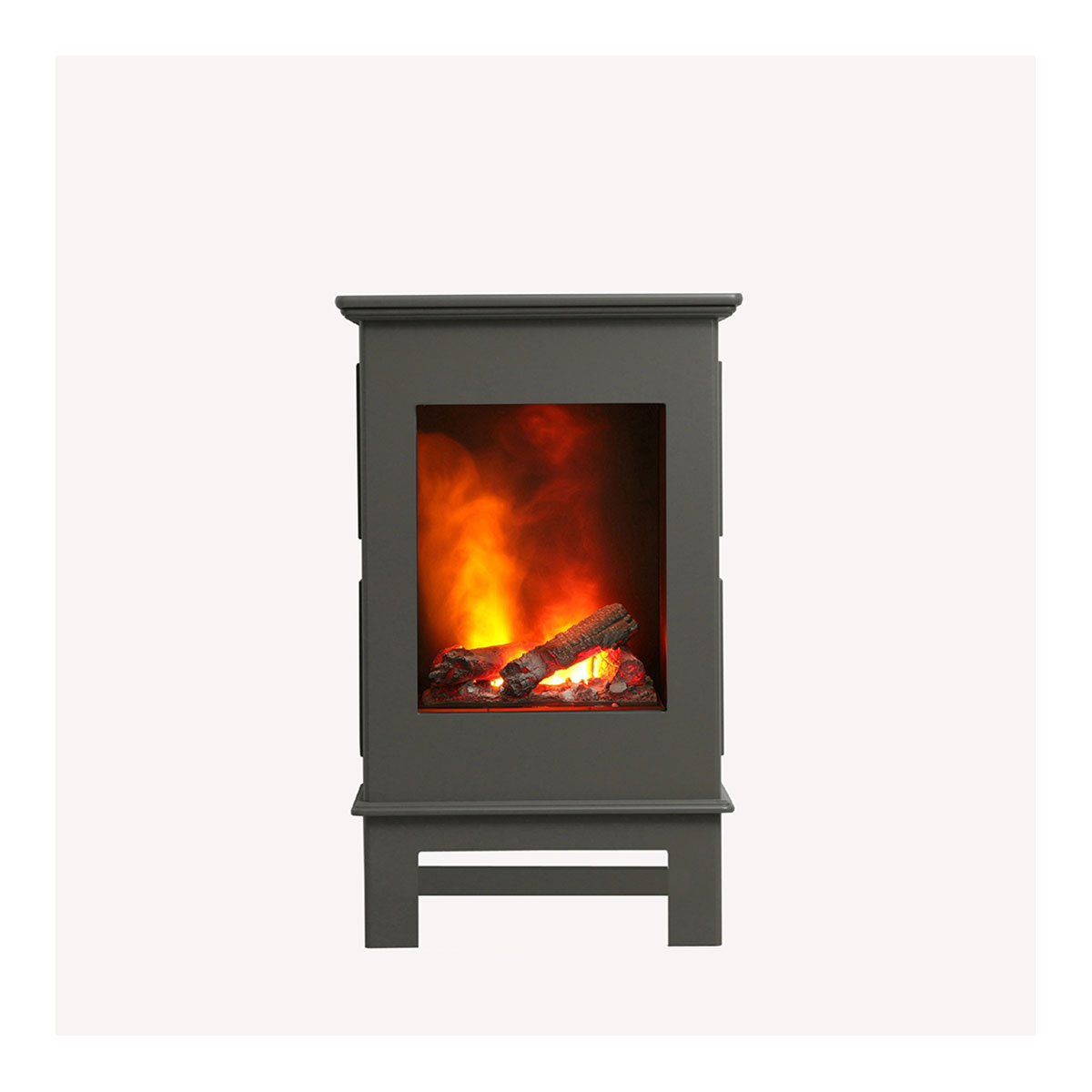Elektroscanfire-Ofen, quarzgrau, mit 3D-Flammeffekt